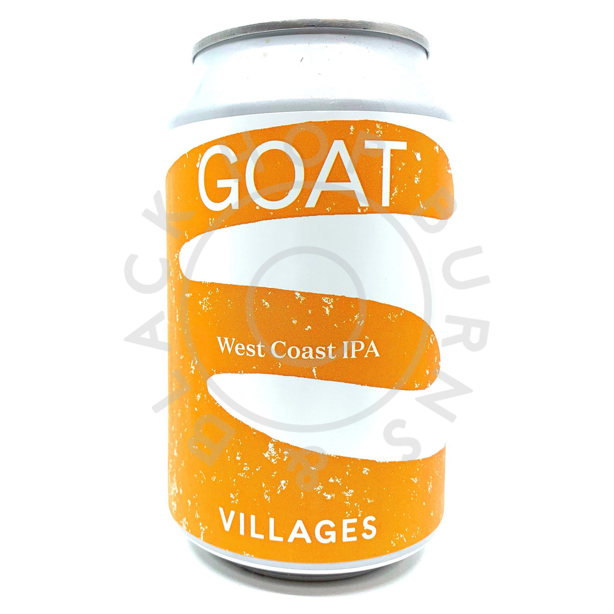 Villages Goat West Coast IPA 6% (330ml can)-Hop Burns & Black