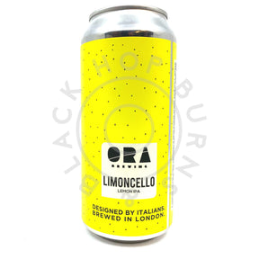 ORA Brewing Limoncello IPA 6% (440ml can)-Hop Burns & Black