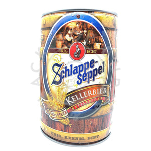 Eder & Heylands Schlappeseppel Kellerbier 5.5% minikeg (5-litre)-Hop Burns & Black