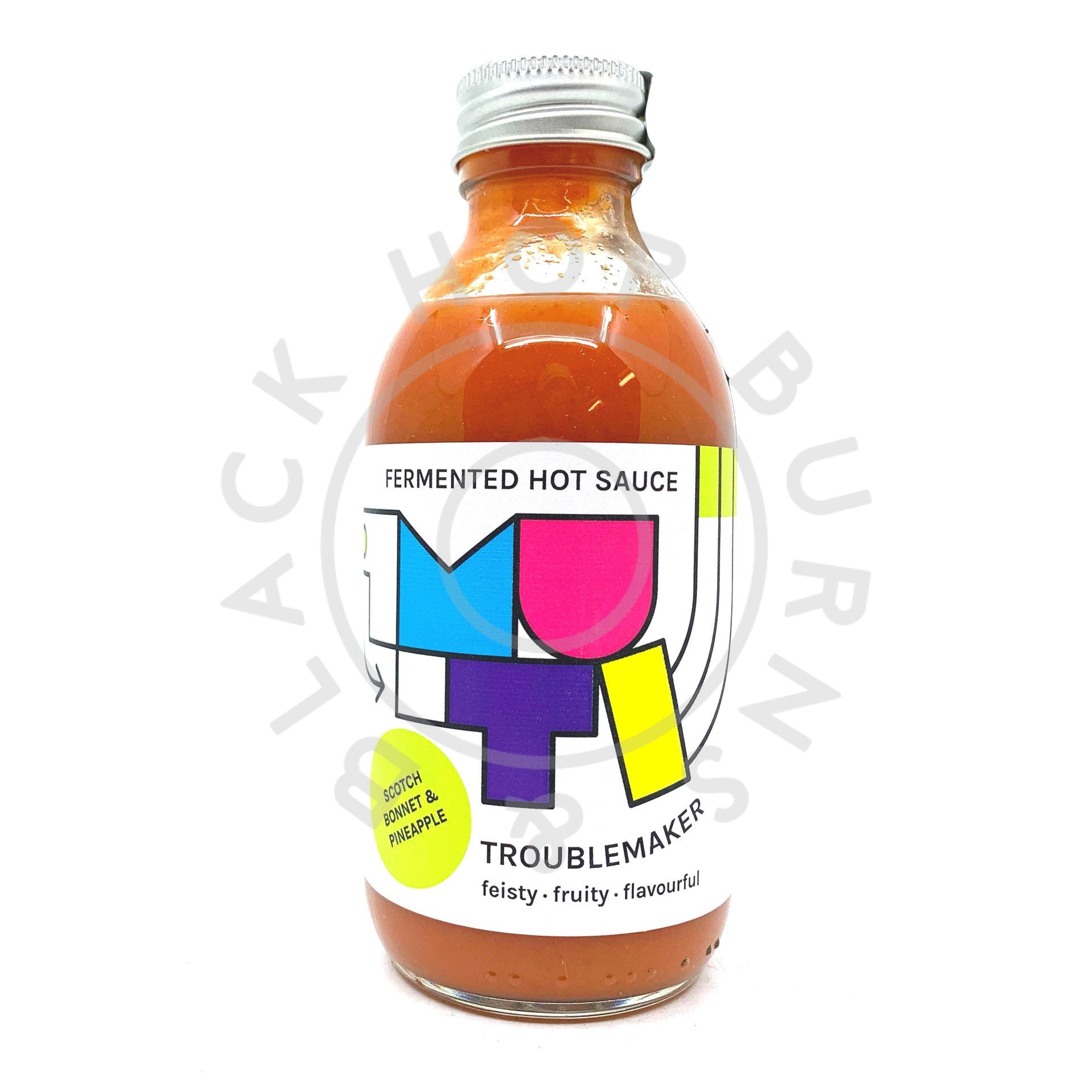 Muti Troublemaker Fermented Hot Sauce (200ml)-Hop Burns & Black