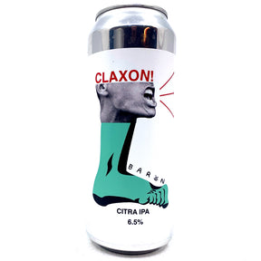 Baron Brewing Claxon Citra IPA 6.5% (500ml can)-Hop Burns & Black