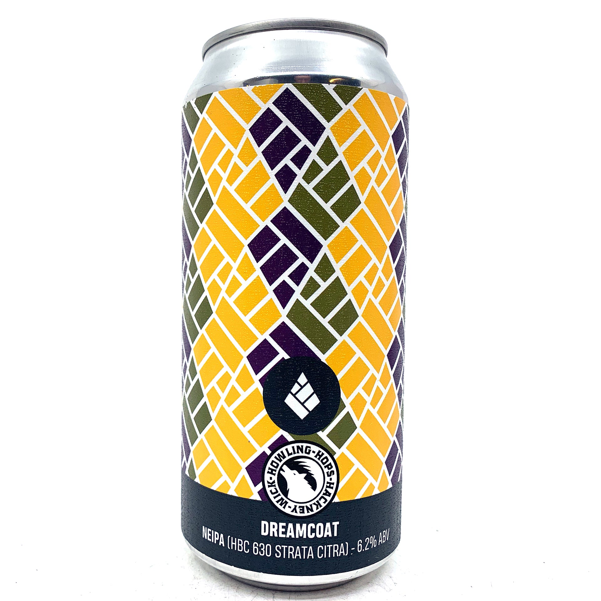Howling Hops x Drop Project Dreamcoat New England IPA 6.2% (440ml can)-Hop Burns & Black