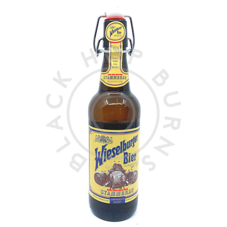 Wieselburger Stammbrau Helles Lager 5.4% (500ml)-Hop Burns & Black