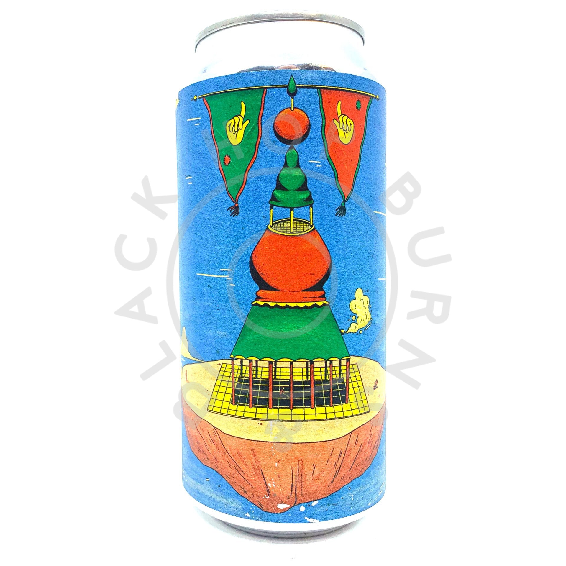 Left Handed Giant Mirage Island Cryo-Pop IPA 6.8% (440ml can)-Hop Burns & Black