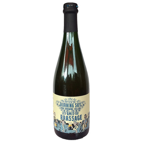 Burning Sky x Fork Brewing Les Amis Du Brassage 6.2% (750ml)-Hop Burns & Black