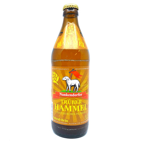 Schroll Nankendorfer Truber Hammel Pilsner 5.2% (500ml)-Hop Burns & Black