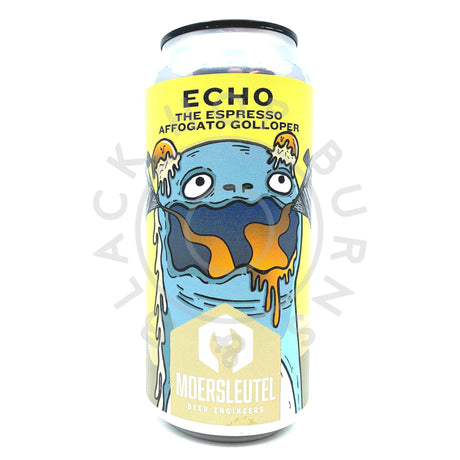 De Moersleutel Echo The Espresso Affogato Golloper Imperial Stout 11% (440ml can)-Hop Burns & Black