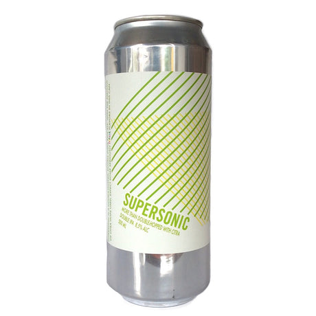 Lervig Supersonic Citra DIPA 8.5% (500ml can)-Hop Burns & Black