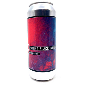 Makemake Yawning Black Infinity Imperial Stout 10% (500ml can)-Hop Burns & Black