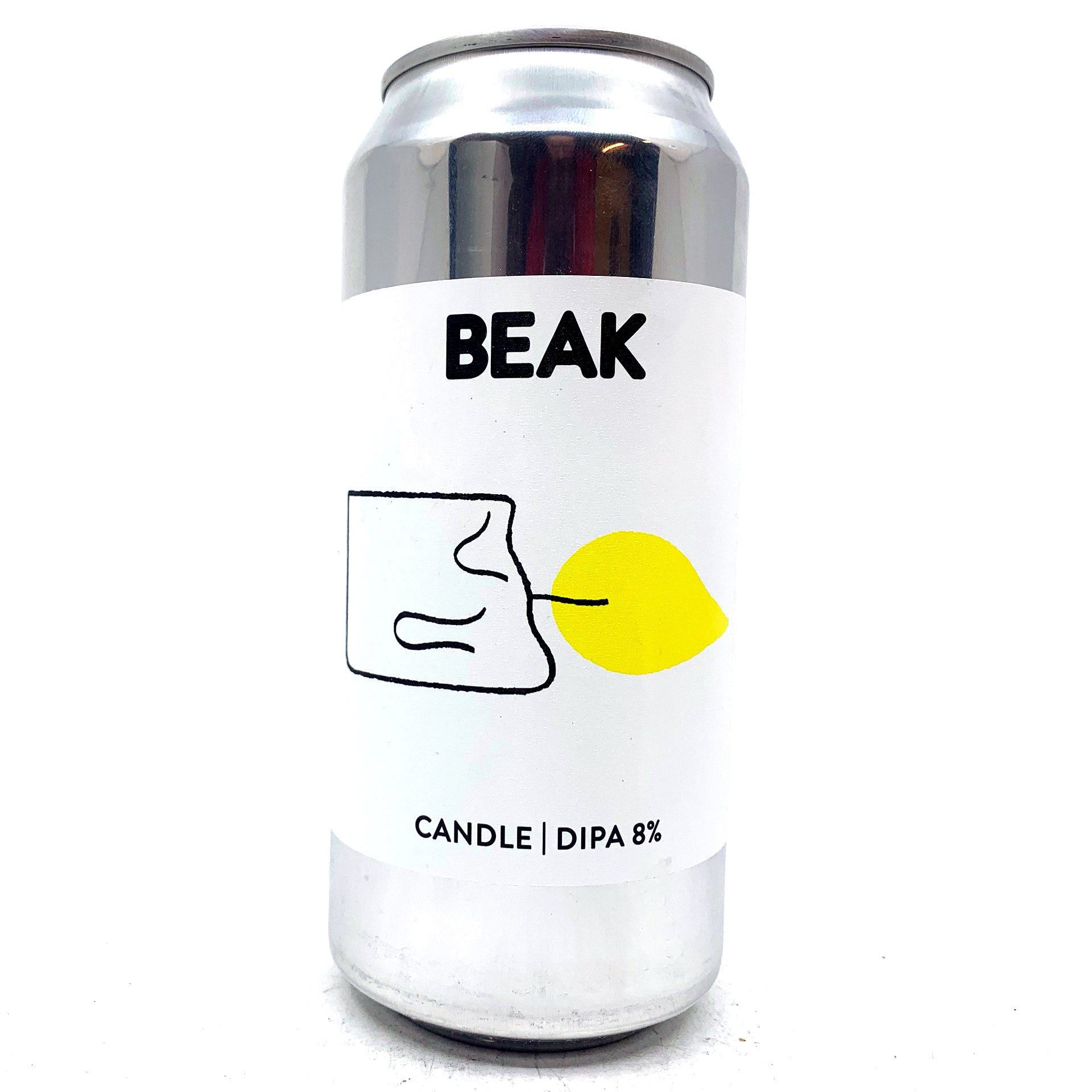 Beak Brewery Candles Double IPA 6.5% (440ml can)-Hop Burns & Black