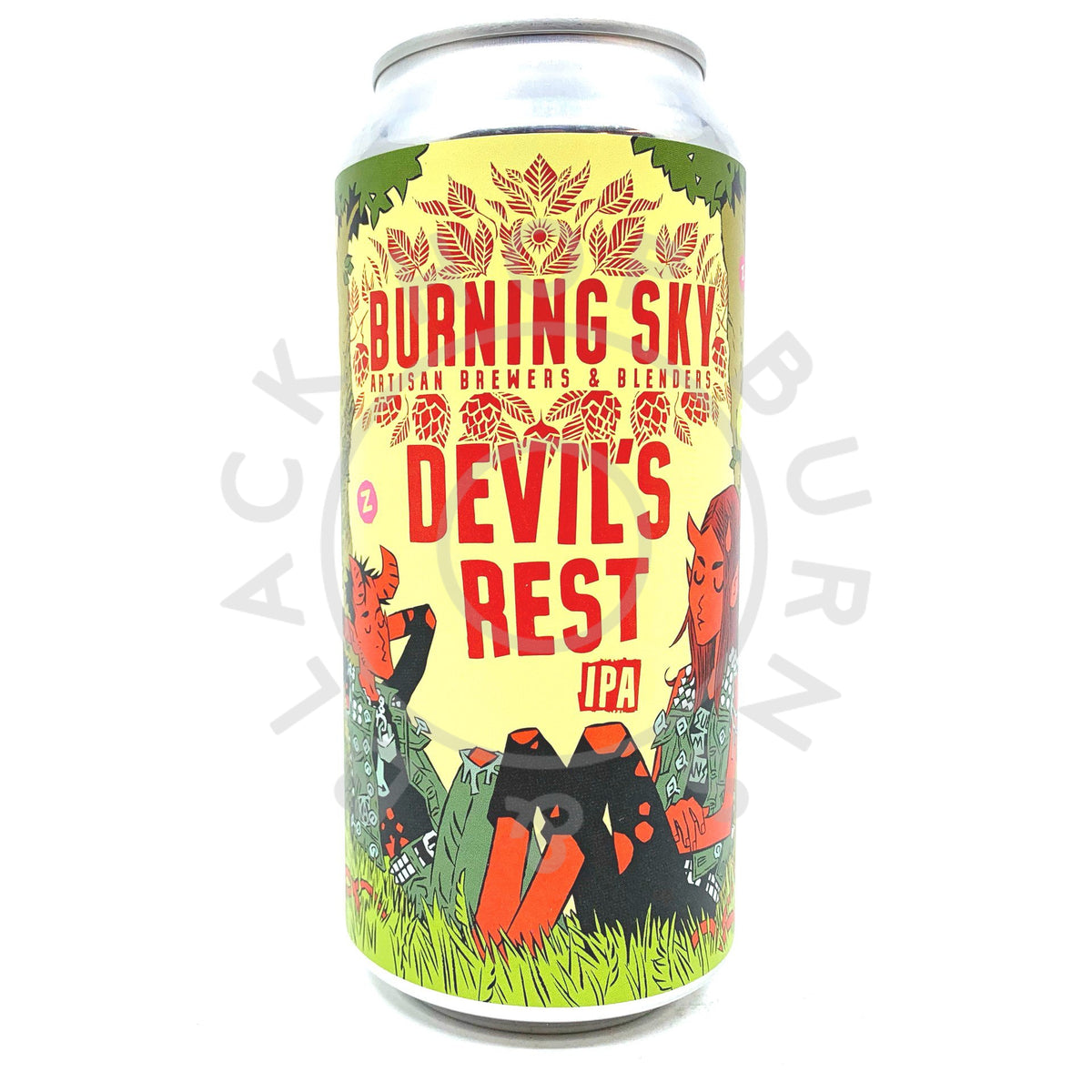 Burning Sky Devil's Rest IPA 7% (440ml can) – Hop Burns & Black