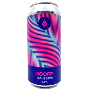 Drop Project Scoff Table Beer 3.5% (440ml can)-Hop Burns & Black
