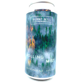 Burnt Mill Rolling Mist New England Pale Ale 4.6% (440ml can)-Hop Burns & Black