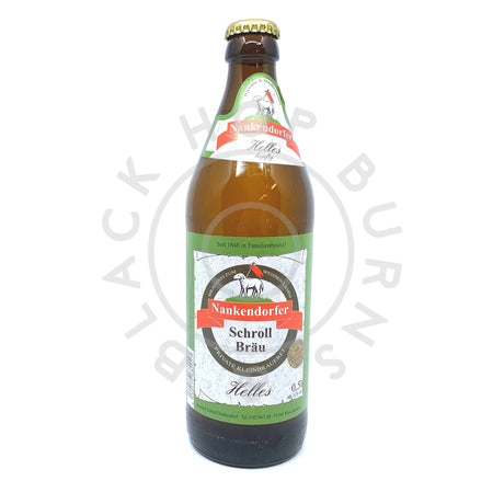 Schroll Nankendorfer Hell 5.2% (500ml)-Hop Burns & Black