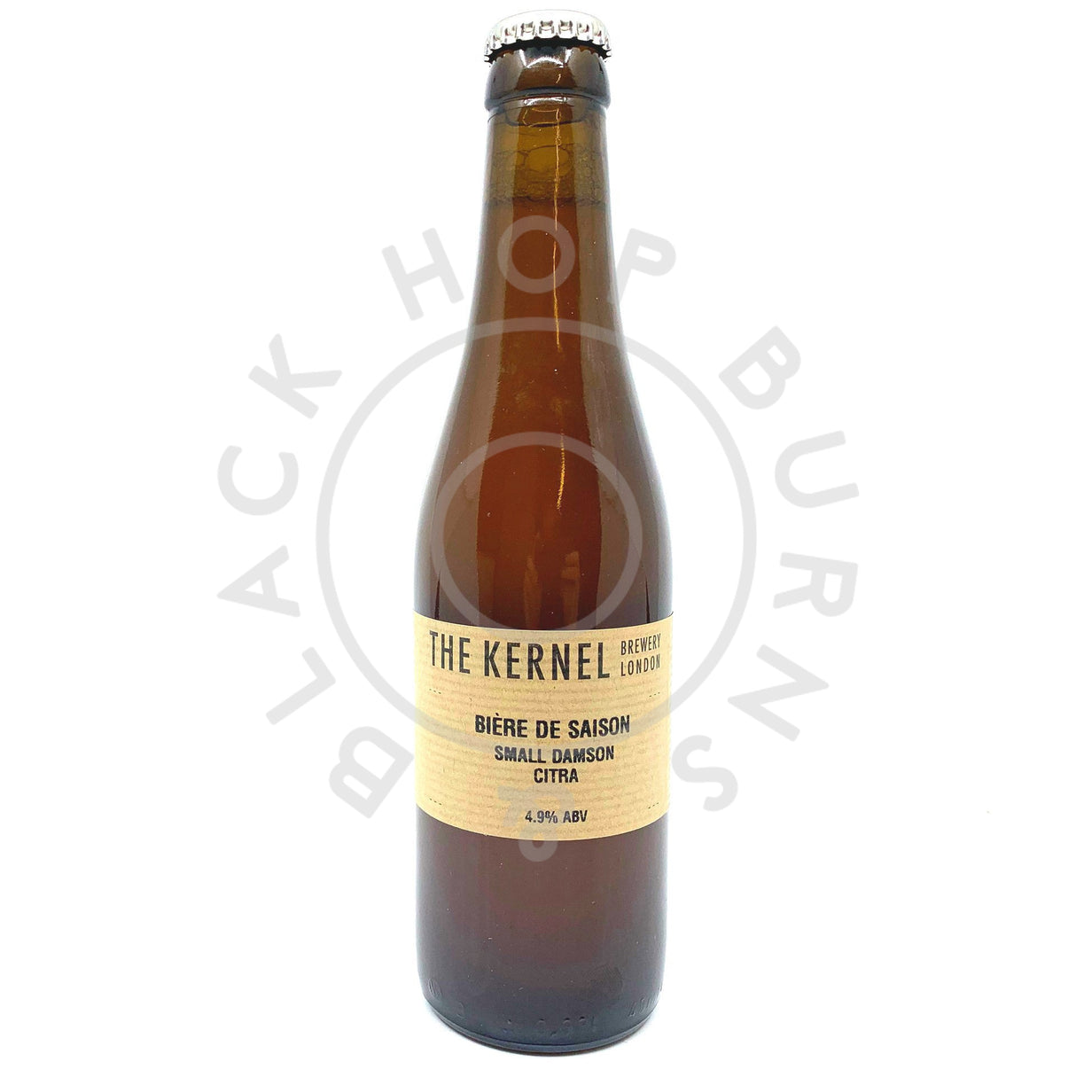 Kernel Biere de Saison Small Damson Citra 4.9% (330ml)-Hop Burns & Black