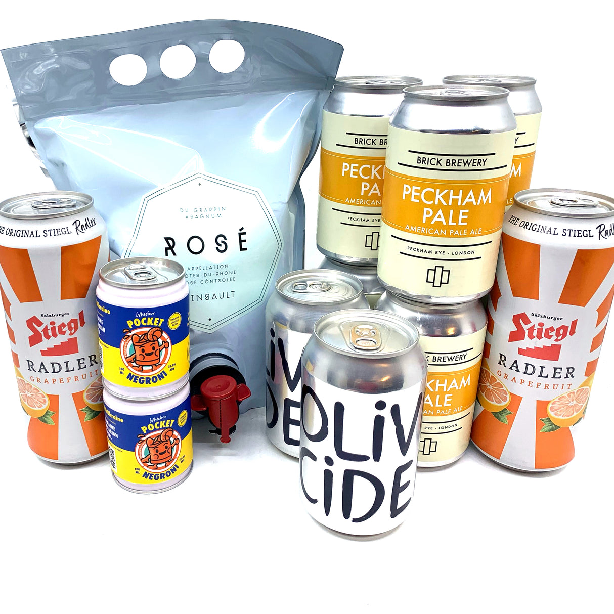 Festival Essentials hamper-Hop Burns & Black