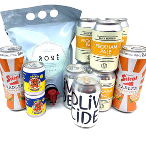 Festival Essentials hamper-Hop Burns & Black