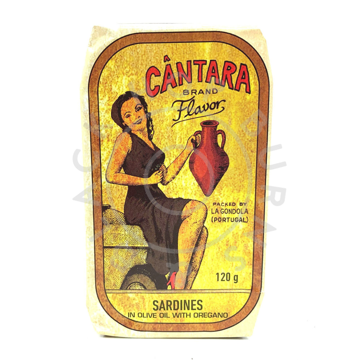 Cantara Small Sardines with Oregano (120g)-Hop Burns & Black