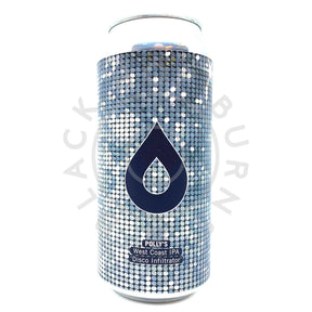 Polly's Brew Co Disco Infiltrator West Coast IPA 6.4% (440ml can)-Hop Burns & Black