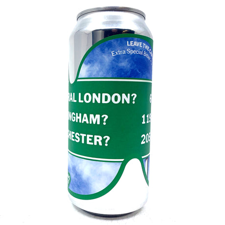 Sureshot Leave the Capitol Extra Special Bitter 7% (440ml can)-Hop Burns & Black