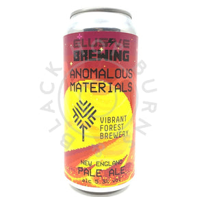 Elusive Brewing x Vibrant Forest Anomalous Materials Hazy Pale Ale 5.3% (440ml can)-Hop Burns & Black