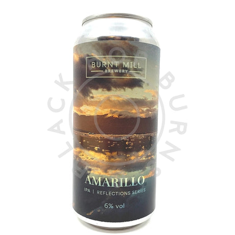 Burnt Mill Reflections Series Amarillo IPA 6% (440ml can)-Hop Burns & Black