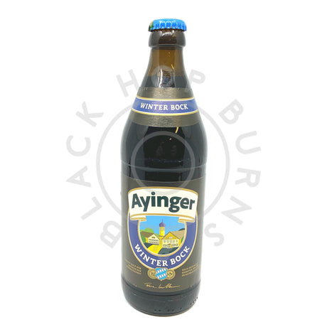 Ayinger Winter Bock 6.7% (500ml)-Hop Burns & Black