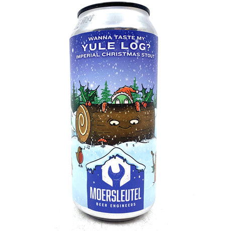 Moersleutel Wanna Taste My Yule Log Imperial Stout 9% (440ml can)-Hop Burns & Black