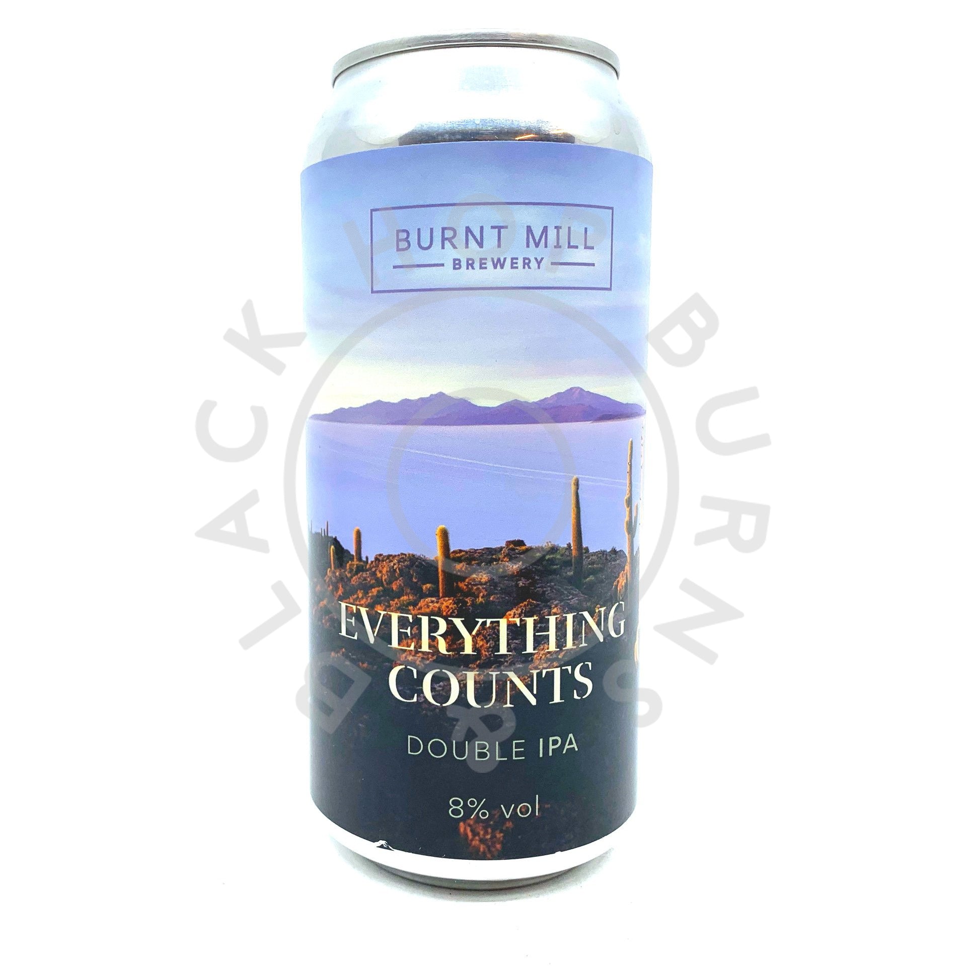 Burnt Mill Everything Counts Double IPA 8% (440ml can)-Hop Burns & Black
