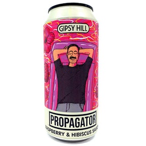 Gipsy Hill Propagator Raspberry & Hibiscus Saison 6% (440ml can)-Hop Burns & Black