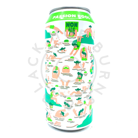 Mikkeller Passion Pool Shallow Alcohol-free Gose 0.2% (440ml can)-Hop Burns & Black
