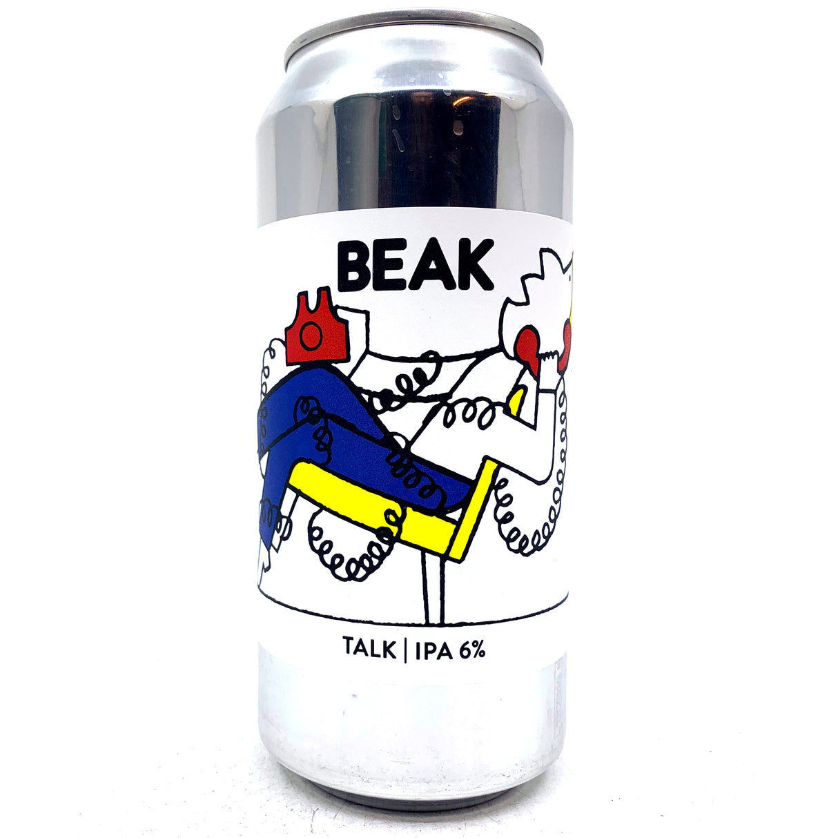 Beak Brewery Talk IPA 6% (440ml can)-Hop Burns & Black