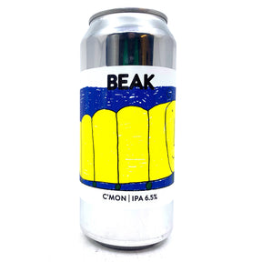 Beak Brewery C'mon IPA 6.5% (440ml can)-Hop Burns & Black