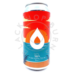 Polly's Brew Co A Late Summer: Bru 1 Pale Ale 5.6% (440ml can)-Hop Burns & Black