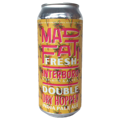 Interboro x Civil Society Mad Fat Fresh DDH IPA 6.5%-Hop Burns & Black