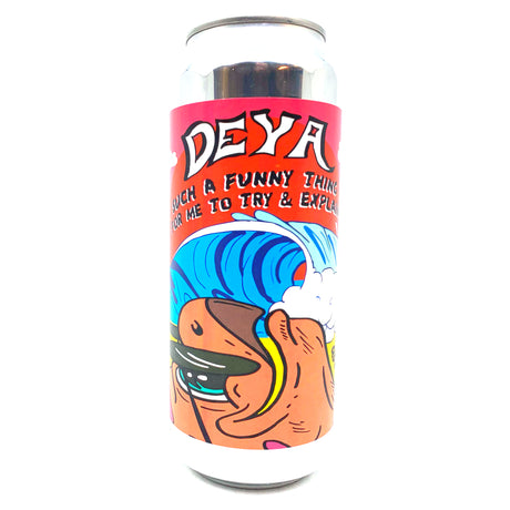 DEYA Such A Funny Thing For Me To Try & Explain Pale Ale 4.8% (500ml can)-Hop Burns & Black