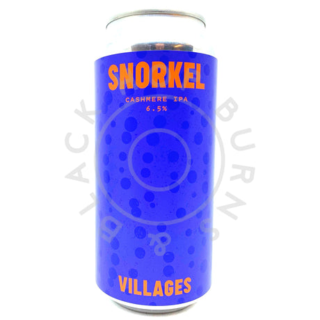 Villages Snorkel Cashmere IPA 6.5% (440ml can)-Hop Burns & Black