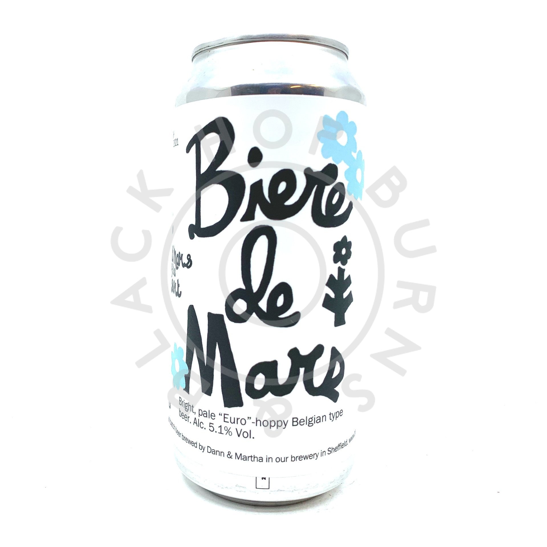 St Mars Of The Desert Biere de Mars 5.1% (440ml can)-Hop Burns & Black
