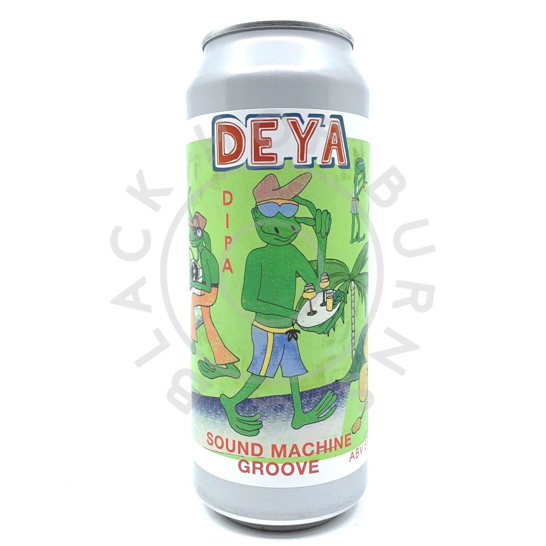 DEYA Sound Machine Groove Double IPA 8% (500ml can)-Hop Burns & Black