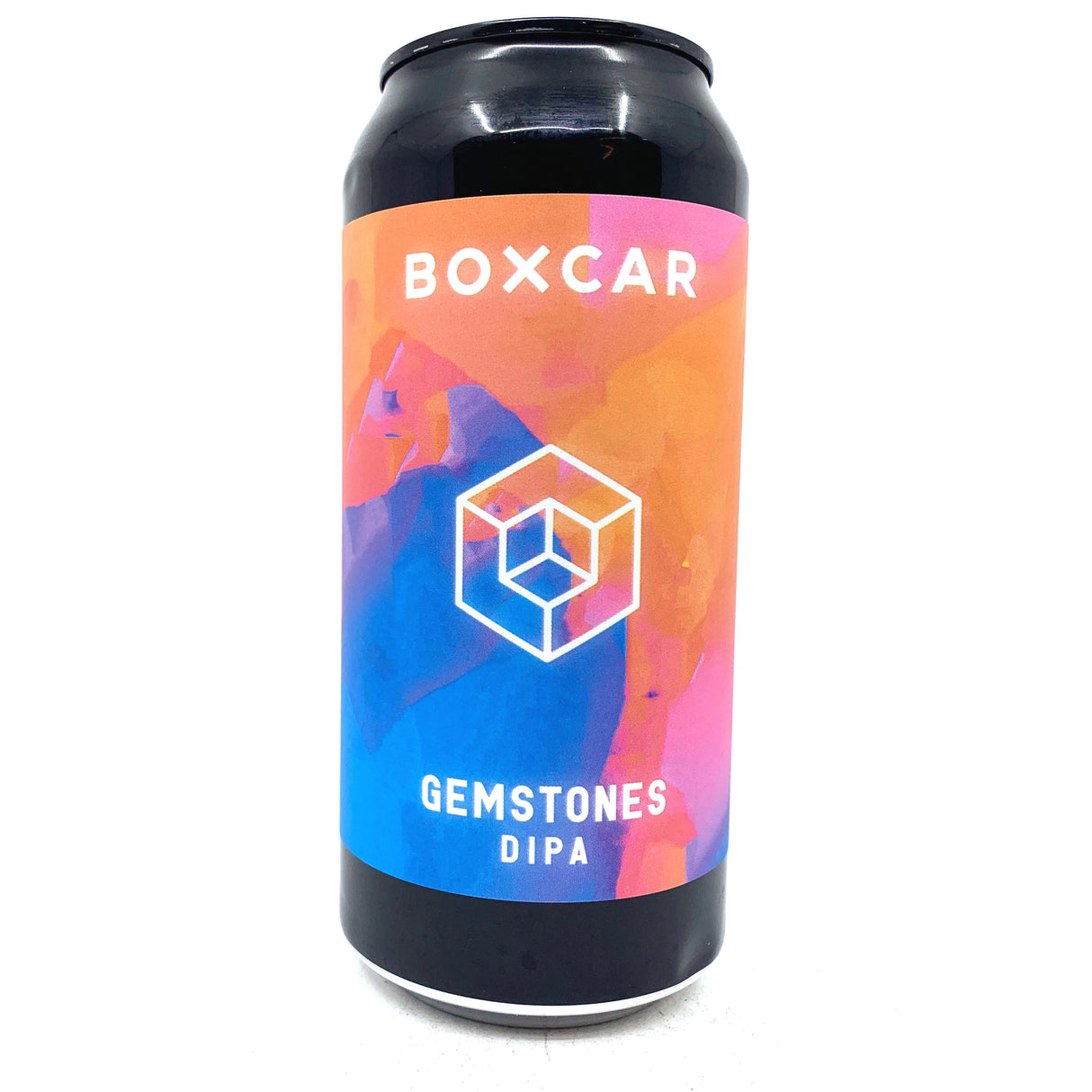 Boxcar Gemstones Double IPA 8% (440ml can)-Hop Burns & Black