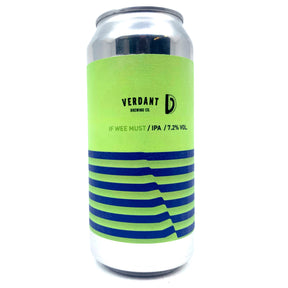 Verdant x Duration If Wee Must IPA 7.2% (440ml can)-Hop Burns & Black