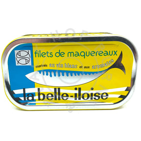 La Belle Iloise Mackerel Fillets with White Wine (115g)-Hop Burns & Black