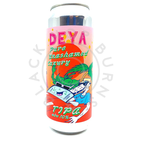 DEYA Pure Unashamed Luxury Triple IPA 10% (500ml can)-Hop Burns & Black
