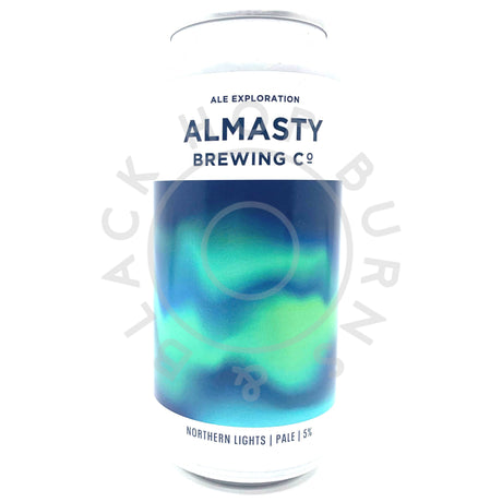 Almasty Northern Lights Pale Ale 5% (440ml can)-Hop Burns & Black