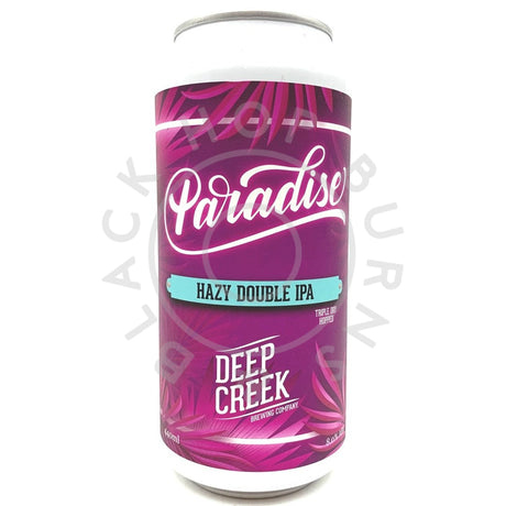Deep Creek Paradise DIPA 8% (440ml can)-Hop Burns & Black