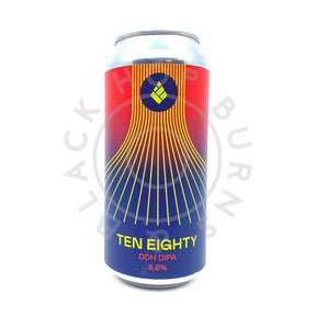 Drop Project Ten Eighty Double IPA 8% (440ml can)-Hop Burns & Black