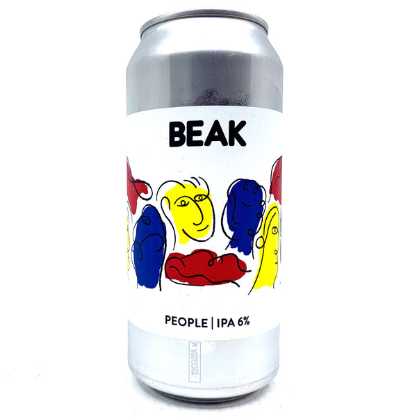 Beak Brewery People New England IPA 6% (440ml can)-Hop Burns & Black