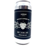 Verdant Every Day Is A Different Dose American Wheat Beer 6% (440ml can)-Hop Burns & Black