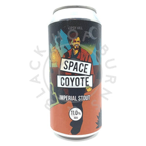 Gipsy Hill Space Coyote Imperial Stout 11% (440ml can)-Hop Burns & Black