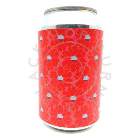 Brick Brewery Hibiscus Tea & Lychee Sour 4% (330ml can)-Hop Burns & Black